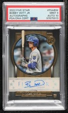 2022 Topps Five Star Auto Bobby Witt Jr #FSA-BW PSA 9 MINT Auto qf8