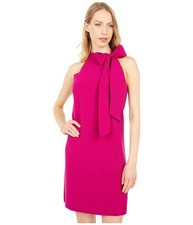 Vince Camuto Magenta Halter Dress Women's Sleeveless Dress Size 4