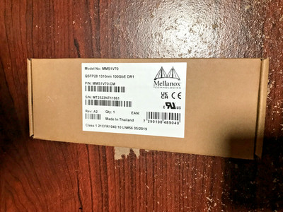 New Mellanox MMS1V70-CM QSFP28 1310nm 100GbE DR1 Optical Transceiver