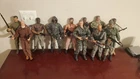 12” 1:6 Scale Military Figures Plus Accessories Lot H