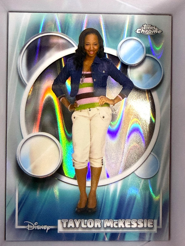 2026 Topps Chrome Disney Taylor McKessie #187 Highschool Musical Raywave Card