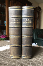 2 Bände "Weltgeschichte" von Weber, 1883 - über 2300 Seiten!!! Komplett! TOP