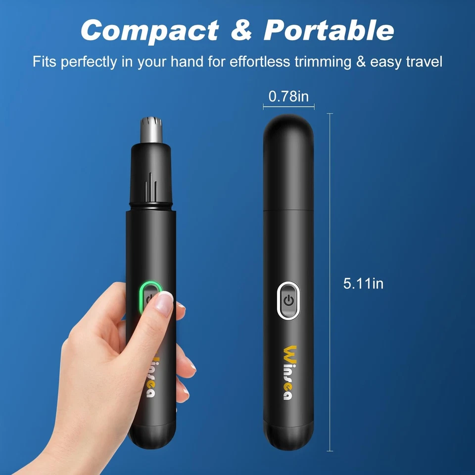 Taglia Peli Naso UOMO Rasoio Elettrico taglia peli naso orecchie e sopracciglia - Immagine 2 di 4