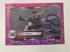 WWE JOE GACY HUSKUS Signed Card Raw Smackdown