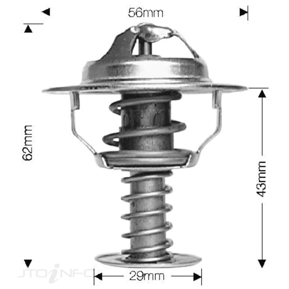 Dayco Thermostat for Proton Persona 4cyl 1.6L 4G92 1997~2000 - image 2 of 2
