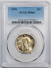 1920 PCGS MS 64 Standing Liberty Quarter