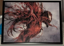 Marvel CARNAGE Wall Art 24x18 Canvas Print With Floating Frame Read Description 