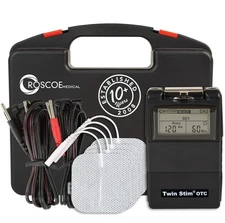 ROSCOE Medical Tens Unit & EMS Muscle Stimulator For Pain Relief (NEW)