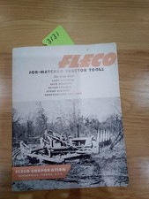 Fleco Root Cutter Rock Stump Removal Tool Tractor Caterpillar  Sales Brochure