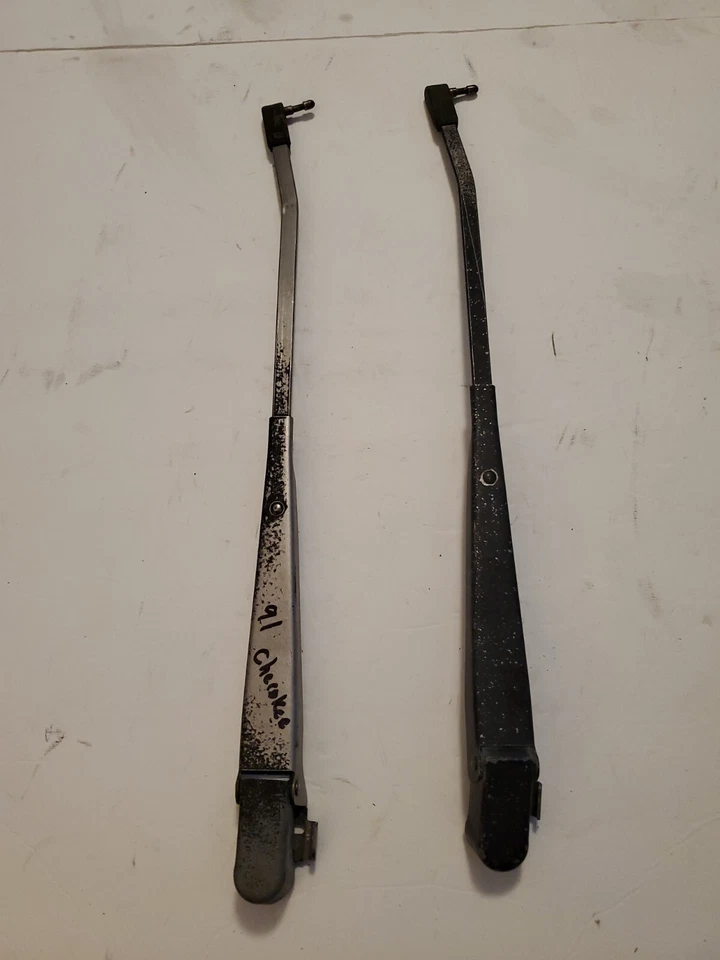 Jeep Cherokee 1984 1996 par de brazos limpiaparabrisas izquierdo y derecho OEM sin cuchillas Foto 2 de 4