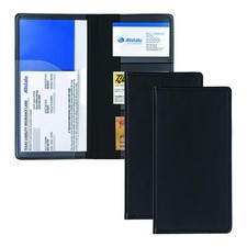 Samsill 2 Pack Car Registration and Insurance Holder, 4.9" x 9.5", Black