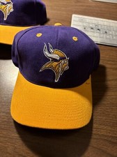 Vintage Minnesota Vikings Snapback Hat New NFL Gameday Baseball Cap NWT Purple