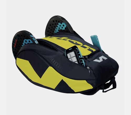 Brand New! Varlion Summum BAG - Padel Tennis Racket BAG - Navy And Yellow - Picture 9 of 9
