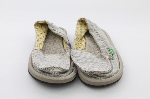 SANUK Women's SYDNEY Sidewalk Surfers Flats Shoes GREY NWOT 5 US NWOB $60  MSRP | eBay