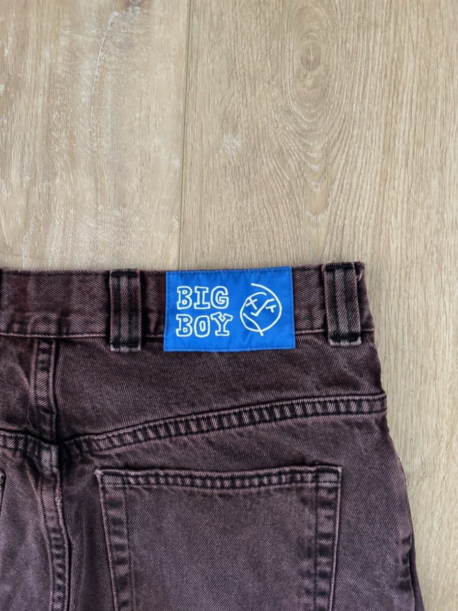 Big Boy Jeans Polar Skate Co. Baggy Black Skater Jeans RARE Big Boy Jeans Polar Skate Co. Baggy Black Skater Jeans RARE