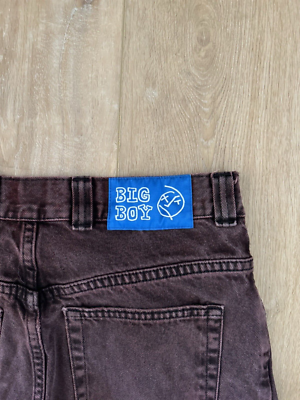 Big Boy Jeans Polar Skate Co. Baggy Black Skater Jeans RARE Big Boy Jeans Polar Skate Co. Baggy Black Skater Jeans RARE