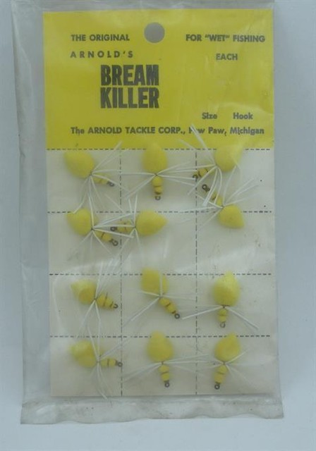 Arnold Bream Killer Yellow Original Classic Flies 12CT Arnold Bream Killer Yellow Original Classic Flies 12CT