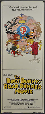 Bugs Bunny Road Runner Film 1979 Original 14x36 Filmplakat Mel Blanc