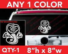 COBRA KAI KARATE KID LOGO DECAL STICKER 8"h x 8"w in ANY 1 COLOR