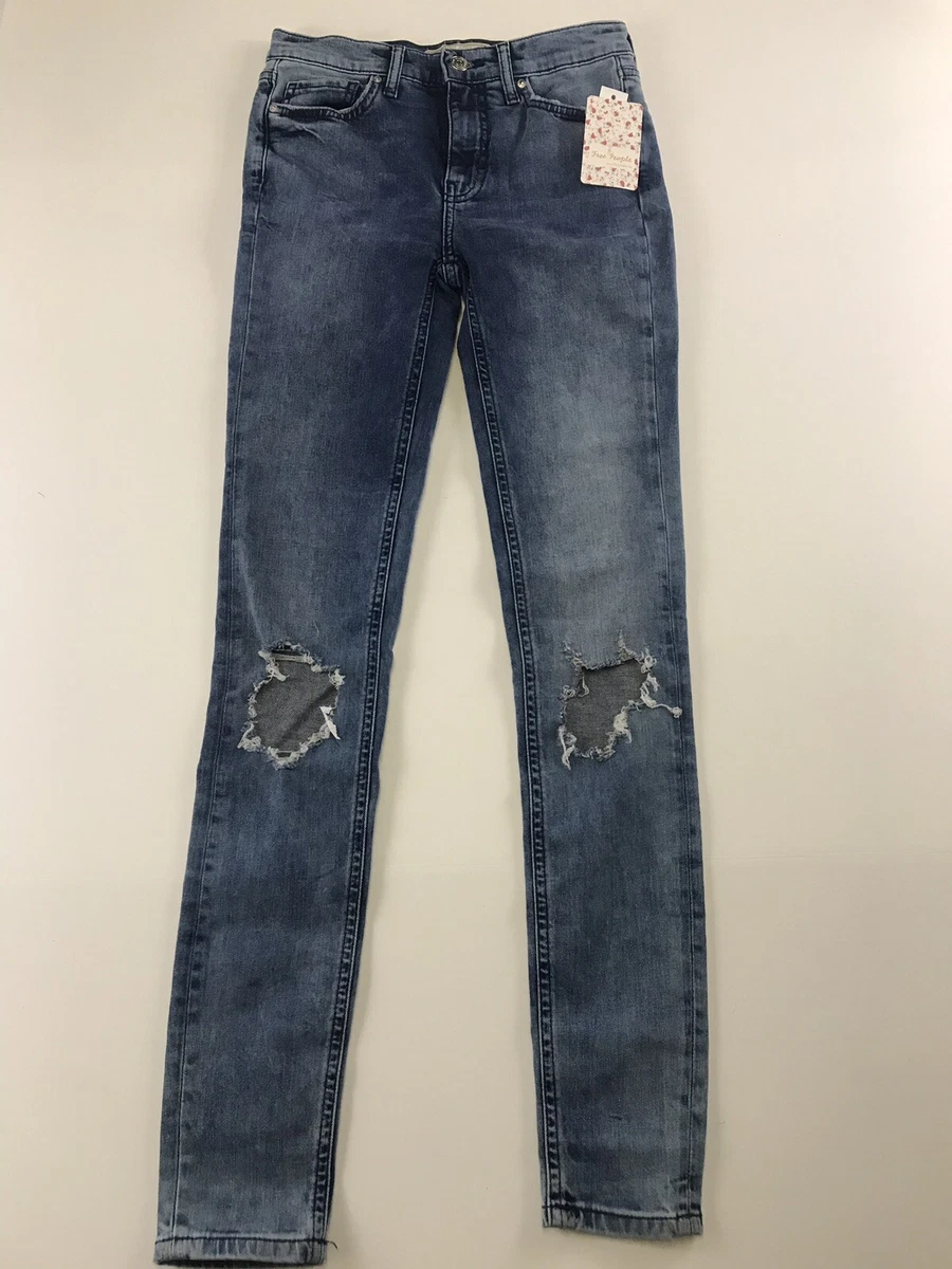 Free people sale turquoise jeans
