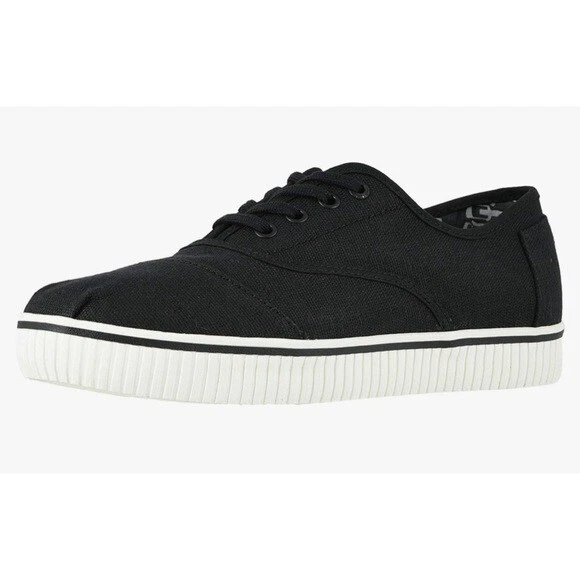 Toms cordones black sale