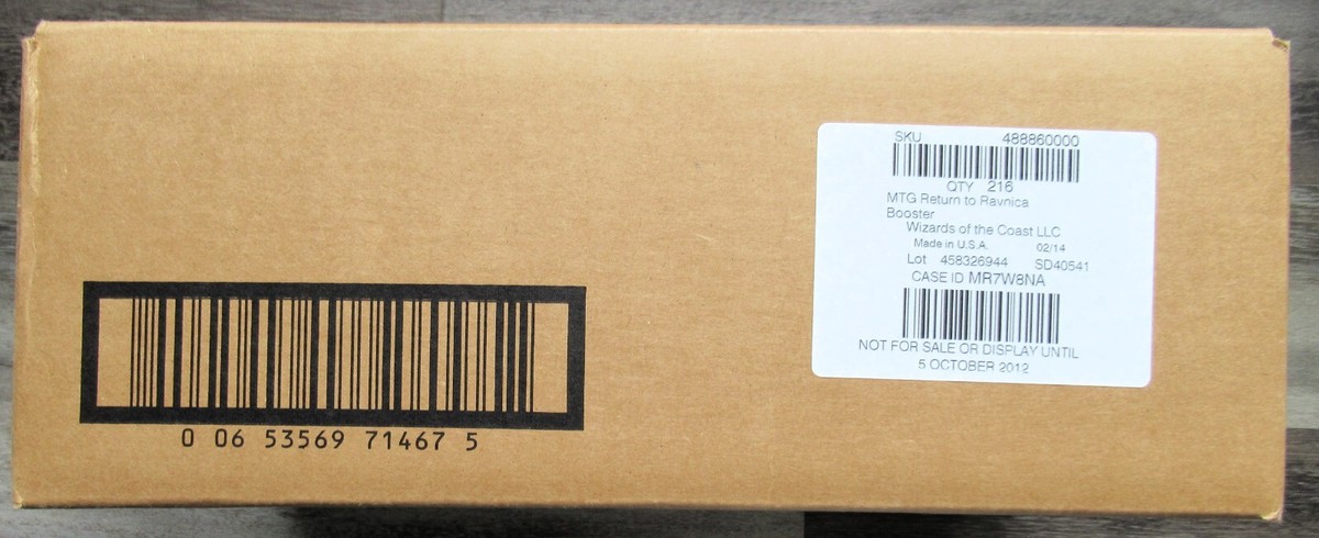 return to ravnica booster box case Amazon.com: CCG TCG Magic The Gathering - Booster Box Display Case - fits  Standard Sized Expansion boxes8in x 5in x 2.75