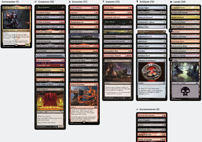 mtg rowan scion of war commander deck Rowan, Scion of War ELITE X-SPELLS LIFE LOSS GAIN Magic MTG Commander Deck