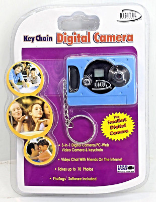 2006 Digital Camera Sakar Key Chain Digital Concepts USB 3 IN 1 New Sealed
