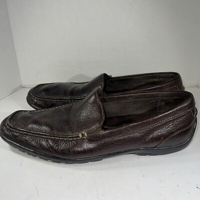 FLORSHEIM men’s dark brown leather slip on driving loafers 12 Florsheim | Shoes | Florsheim Mens Dark Brown Leather Slip  main image 3