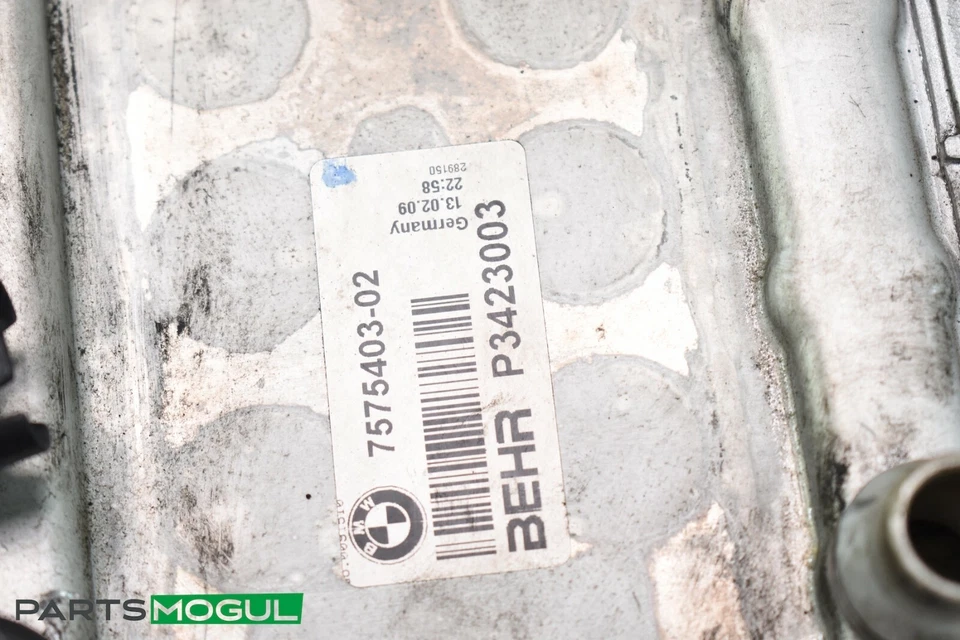 BMW 750LI 750 2009-2014 INTERCOOLER LADO DEL CONDUCTOR IZQUIERDO INTERCOOLER UNIDAD OEM Foto 4 de 4