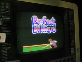 PERFECT BILLARDS   PCB BOARD ARCADE VIDEO GAME  B12