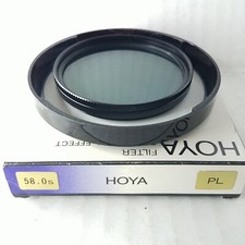 Hoya 58mm PL Japan 58.0s Filter For Special Effects With Box