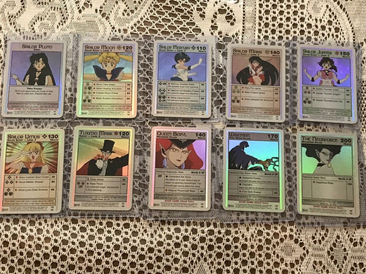rare sailor moon cards Holographic Sailor Moon Cards Rare Sailor Moon Prism Sticker