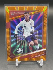 2021-22 Donruss Road to Qatar World Cup Sergino Dest Orange Laser USA