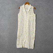 Vintage Calvin Size Large Button Up Collared Dress