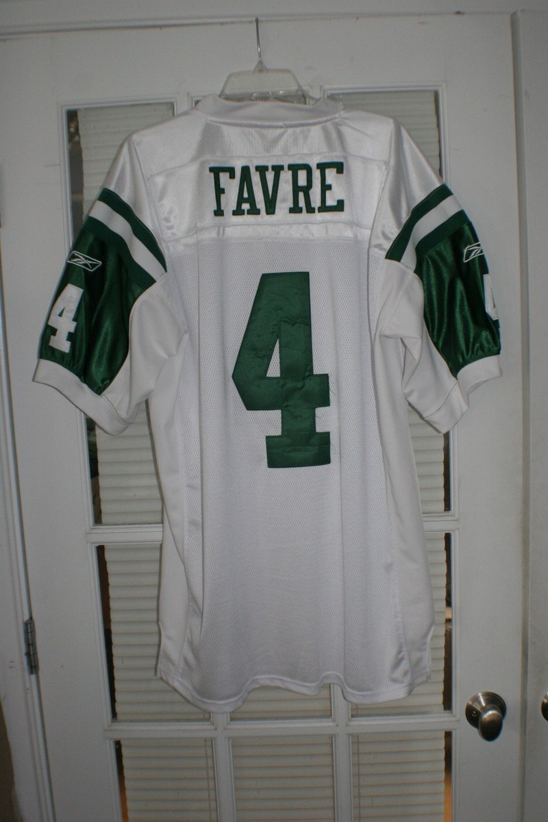 Reebok NFL Equipment Premium Sewn Jersey New York Jets Favre #4