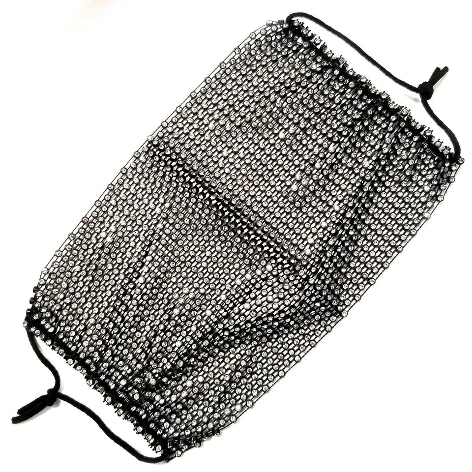 Máscara facial de diamantes de imitación ENVÍO RÁPIDO Foto 3 de 4