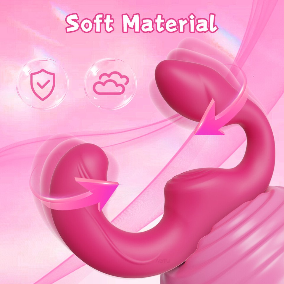 Strapless Strap-On Sex G-Spot Dildo Vibrator Sex Toys for Couples ...