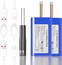 2* 7000mAh Battery for AOSU Wireless Video Doorbell V8 V8S V8P V8P1AX11 V8S1AX11