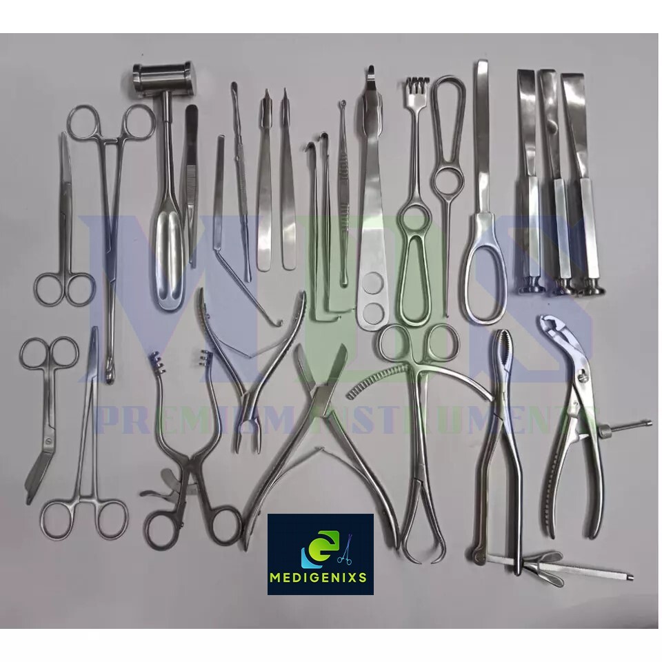 Basic Orthopedic Surgery Set of 25 Pcs Orthopedic Surgical instruments ...