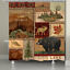 thumbnail 18  - Lodge Collage Personalized Cabin Fabric Shower Curtain - 71x74in - Customizable