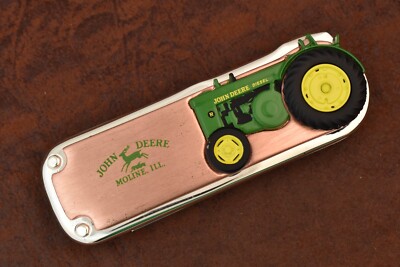 FRANKLIN MINT KNIFE JOHN DEERE GREEN TRACTOR KNIFE 1949 MODEL R