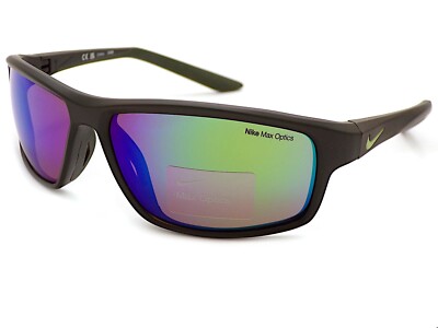 Nike Rabid 22 M Sonnenbrille grün matt Mammutbaum/grüne verspiegelte Gläser DV2153 355