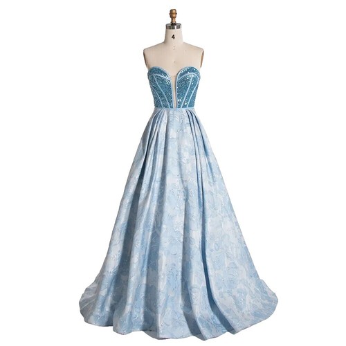 princess polly baby blue dress Ivory Lace Top Chiffon Bridesmaid Dresses,Mother of bride dresses –  SheerGirl main image 1