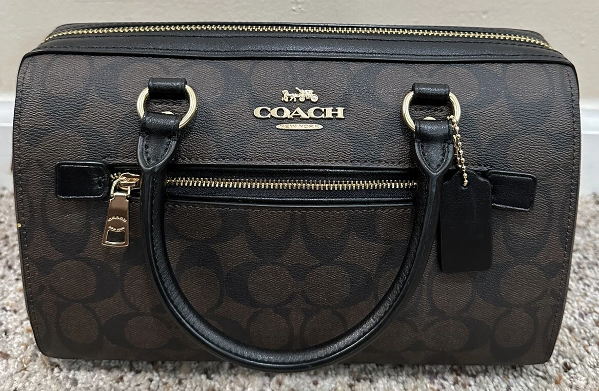 Rowan satchel in signature canvas deals