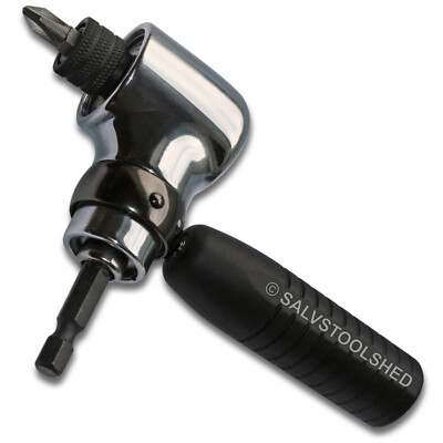 Right Angle Drill Attachment Keyless Chuck 90 Degree Screwdriver