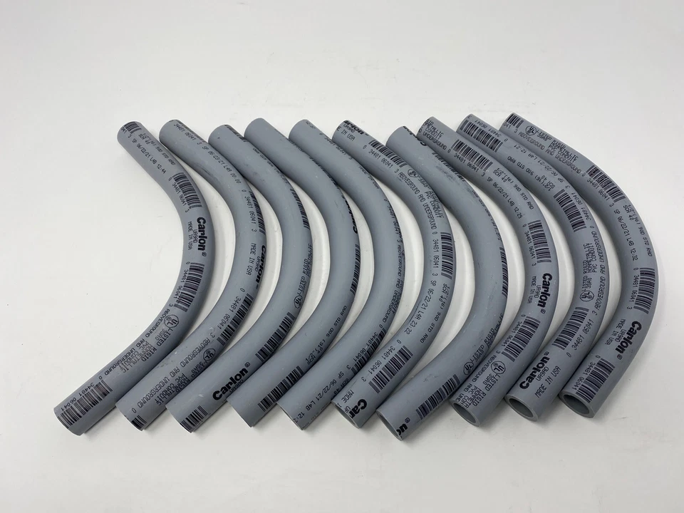 Juego de 50x Codo PVC Carlon UA9AD 1/2", 90°, Horario 40 Foto 4 de 4