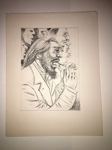 Picasso - Suite de cinq gravures de Picasso. Vers 1960. - 第 1/6 張圖片