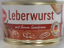 Dreistern Leberwurst mit feinen Gew&uuml;rzen 160g 12,44 &euro;/kg