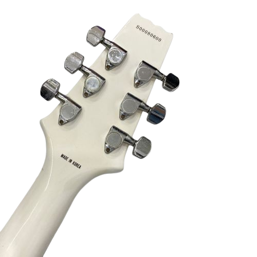 Aria Pro II TA62T Semi-Acoustic Guitar White Used From Japan 11N